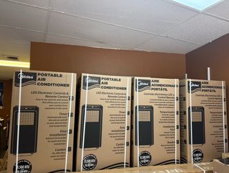Portable air conditioning units 13500 Btu cools 450 sq ft comes with window Kit