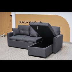 $299 Sectional Pull Out Bed With Storage Below 