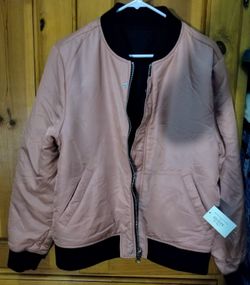 New Guess Bomber Jacket Peach Color Sz.M