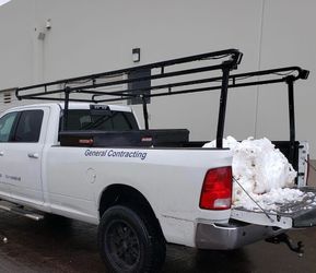 Weather Guard Black Steel Truck Ladder Rack