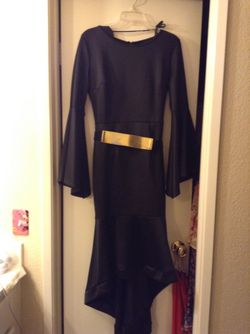 Black mermaid dress size L - $35