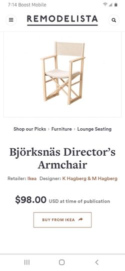 IKEA Director's Armchair
