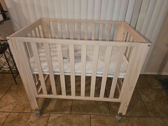 MAMAZING EvoNest 3 in 1 Convertible Baby Crib with Wheels,
