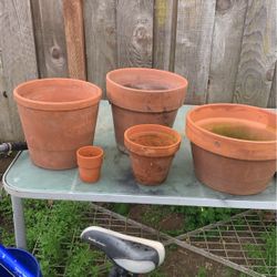 Terra-cotta pots