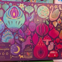 11 Different Puzzles! All 1,000 Pieces! Christmas, New Years, Spring, Halloween, and more!