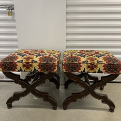 Pair Of Stool Ottoman 