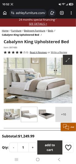 King size bed frame brand new in boxes
