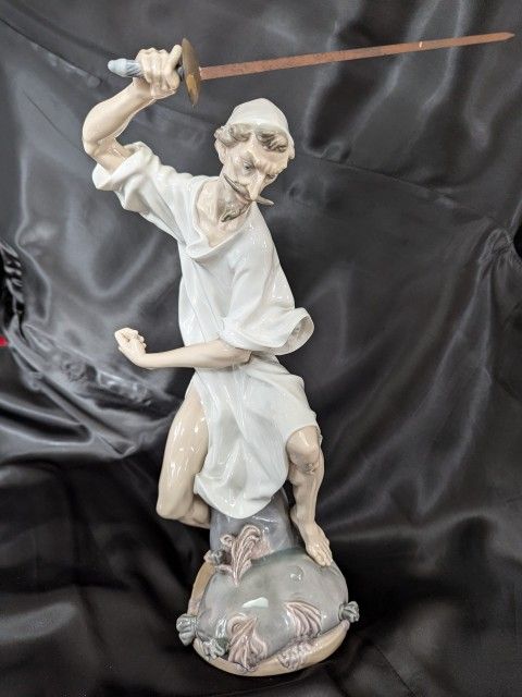 Lladro Wrath of Don Quixote