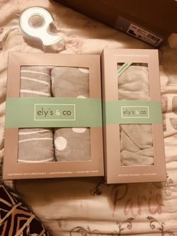 Elys & Co plush changing pad covers