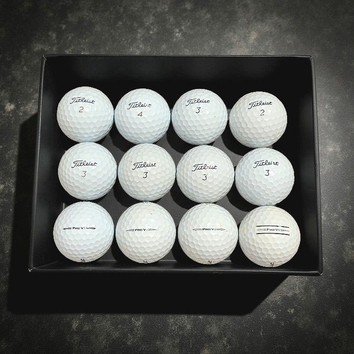 12x Titleist Pro V1 Golf Balls - Recycled NOT Lake Balls - Premium Grade 4A+