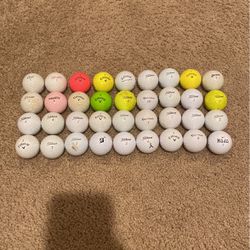 40 Randomly Assorted Used Golf Balls