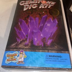Gemstone Dig Science Kit â Excavate 3 Amazing Crystals