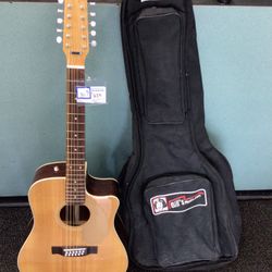 FENDER VILLAGER-12 NAT ACOUSTIC ELECTRIC GUITAR