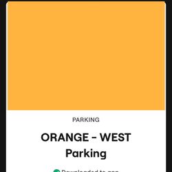 Cardinals Vs 49ers Orange W Parking