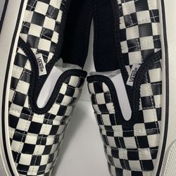 VANS CHECKERBOARD Slip- er 2 Size 9.0 M/10.5 Women .