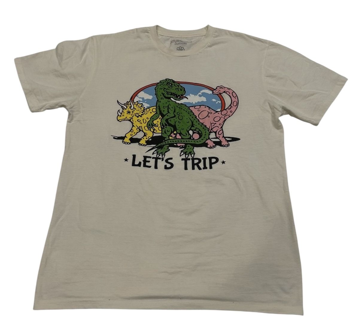 Sturniolo Clothing Let's Trip Dinosaur Tee - L