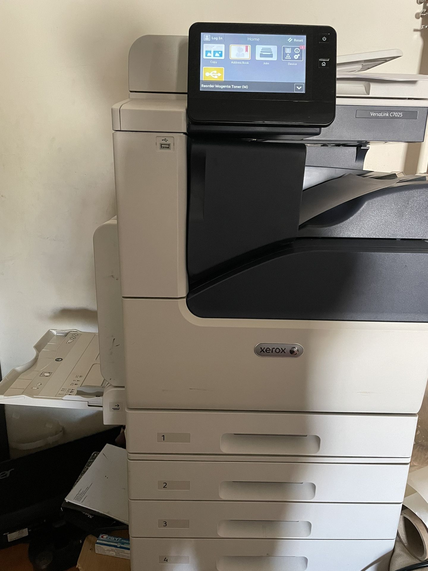 Xerox VERSALINK C7025 Color Laser Multifunction Printer wide format 11X17 A3