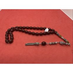 33 Beads Prayer Rosary Squeezing Amber Ottoman style 13,5x11mm Special