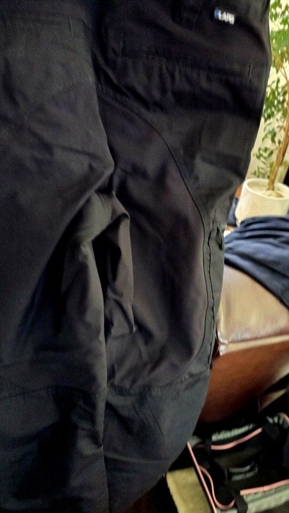 Black Tactical Pants Brand New. Size34Wx36L. $10.00 NAVY BLUE UNIFORM SHIRT long And Short Sleeve 16 1\2 Pants 32 Regular.