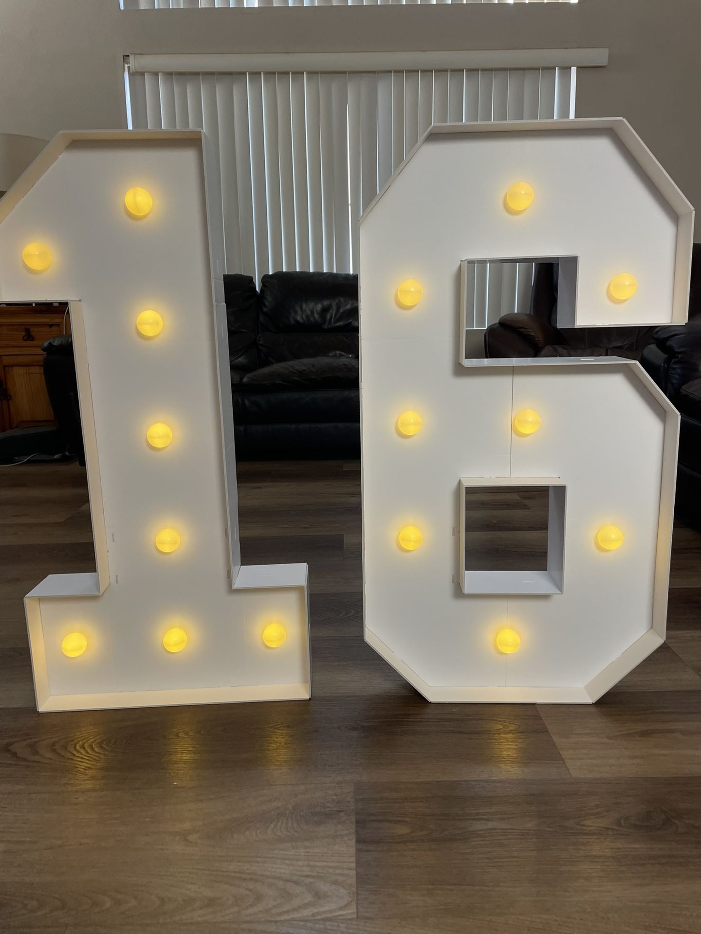 Light-Up Number “16” 3ft