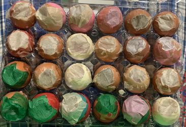 🎉Organic Easter eggs 🐇🥚filled with Confetti and flour