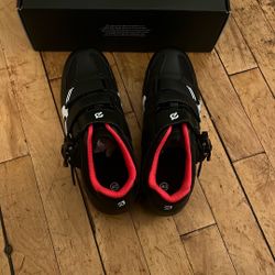 Black Peloton Cycling Shoes