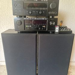 Consola, Bafles Y Amplificador  De Sonido