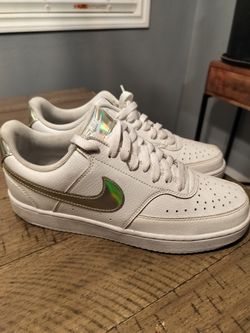 Nike Court Vision Low Women's Sneakers - White / Multi Color