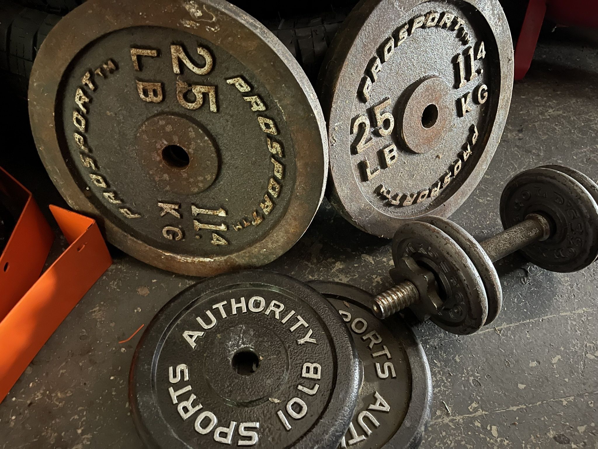 Weight Plate Set/ dumbbell (good Condition)
