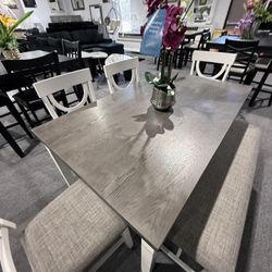 6 PC DINING TABLE 