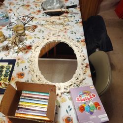 Mirror and Candle Holder 