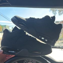 Jordan 4 Black Cats Sizes 7y, 10.5, 11, 12, 13 Men Brand New 
