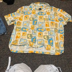 Tropical Hawaiian Short Sleeve Polo 