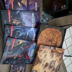 D&D Books, Monster Cards, And More
