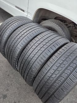 4 Used tires 255 55r20 pireli scorpion AS $250.0 all 4
