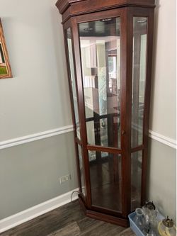 Corner Curio Cabinet