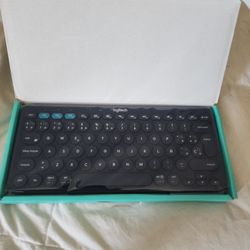 Logitech K380 Multi-Device Bluetooth Keyboard.