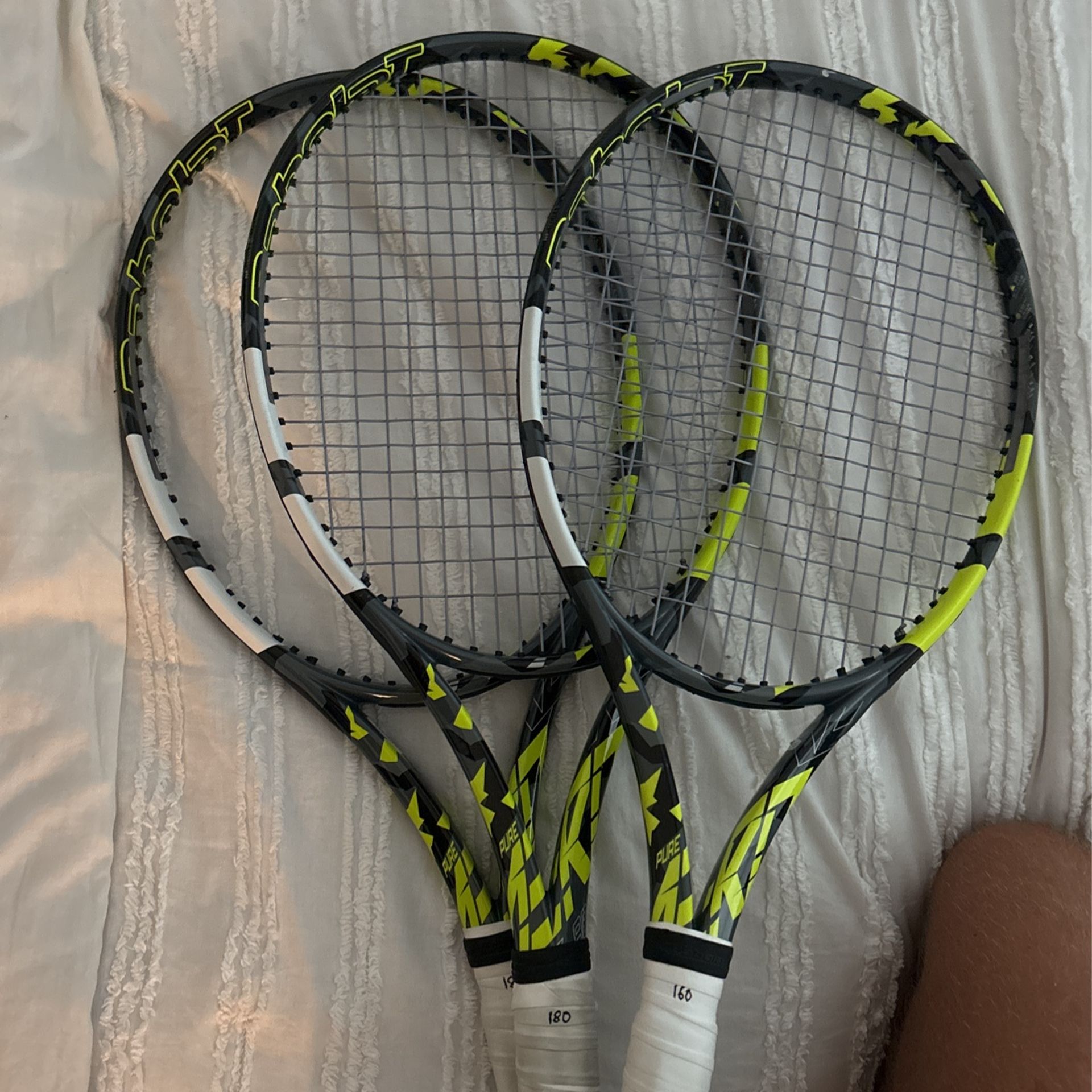 3x - 98 Pure Aero Tennis Racquets 