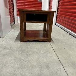 Wooden Side Table 2x