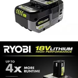 ONE+ 18V 4.0 Ah Lithium-Ion HIGH PERFORMANCE Battery exclusive