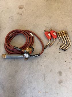 TurboTorch Air Acetylene Torch Kit with Regulator, Hose and Tips