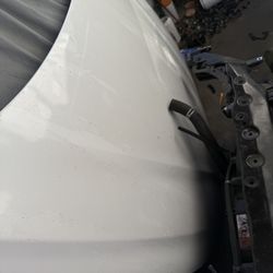 2019 Hyundai Sonata hood pearl white