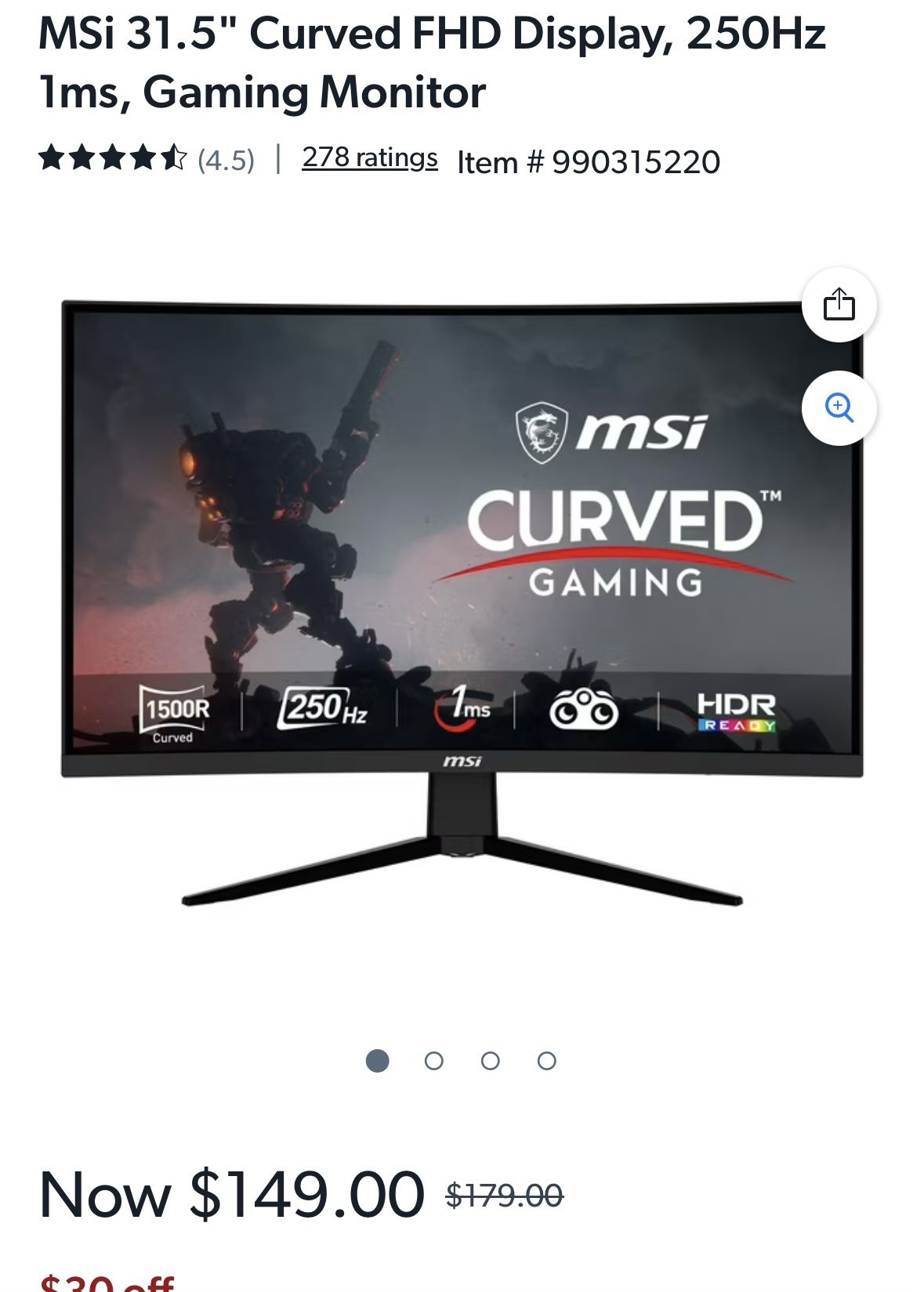 Curved Gaming monitors