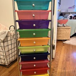 10 Drawer Rolling Cart 