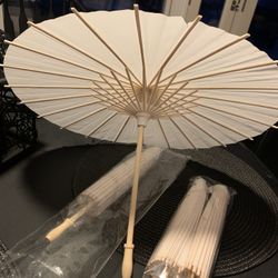 Handmade paper umbrellas 