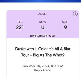 Drake And J Cole Tickets