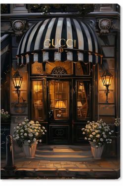Gucci Storefront 20in x 30in Canvas Wall Art Print