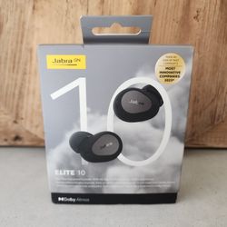 Jabra Elite 10 True Wireless Bluetooth Earbuds – Advanced Active Noise Cancelling with Dolby Atmos Surround Sound, All-Day Comfort, Multipoint, Crysta