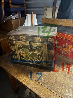 Asian antique chest