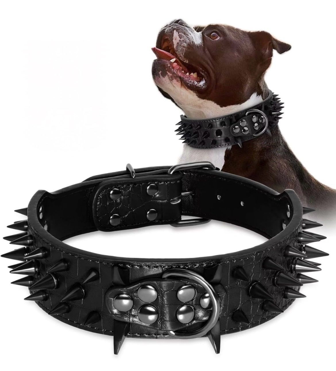 Beirui Heavy Duty Sharp Spiked Dog Collar